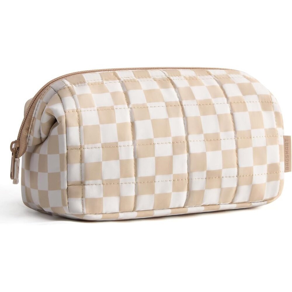Travel Toiletry Bag, Puffy Padded Make Up Bags for Women Makeup Organizer Case,